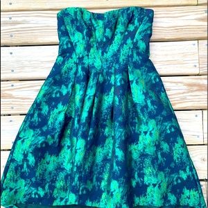 Vera Wang Emerald Cocktail Dress (6)